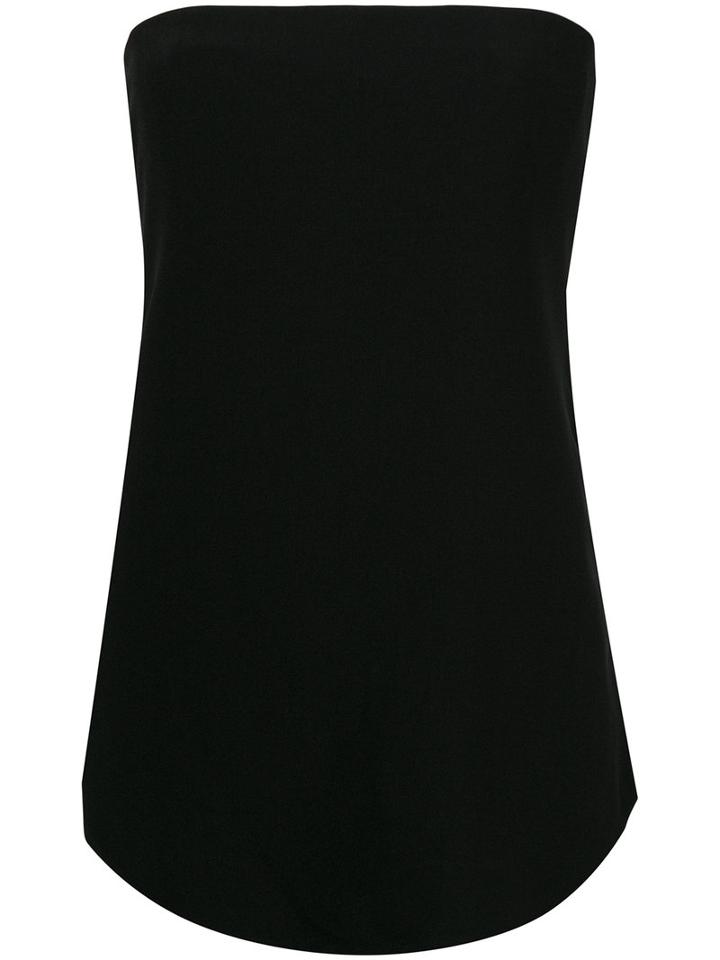 Theory - Strapless Blouse - Women - Nylon/polyester/polyurethane/viscose - S, Black, Nylon/polyester/polyurethane/viscose