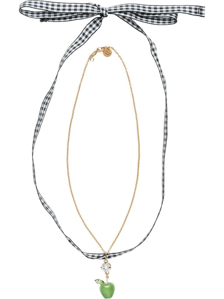 Miu Miu Apple Pendant Necklace - Multicolour