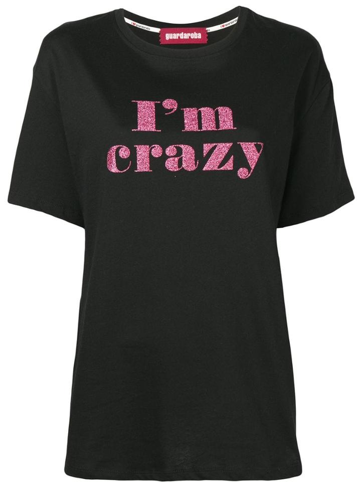 Guardaroba I'm Crazy T-shirt - Black