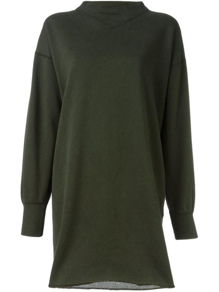 Isabel Marant Étoile 'bruce' Sweatshirt Dress, Women's, Size: 42, Green, Cotton/polyester