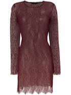 Adelbel Julie Lace Dress - Red