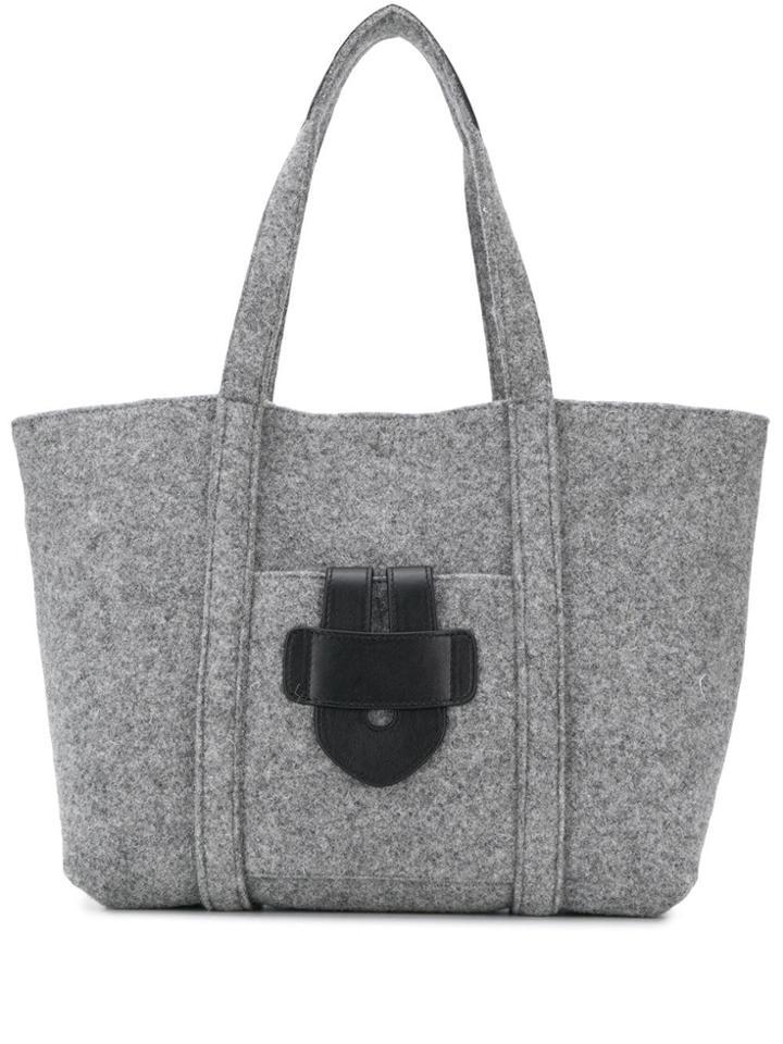 Tila March Simple Felt Tote - Grey
