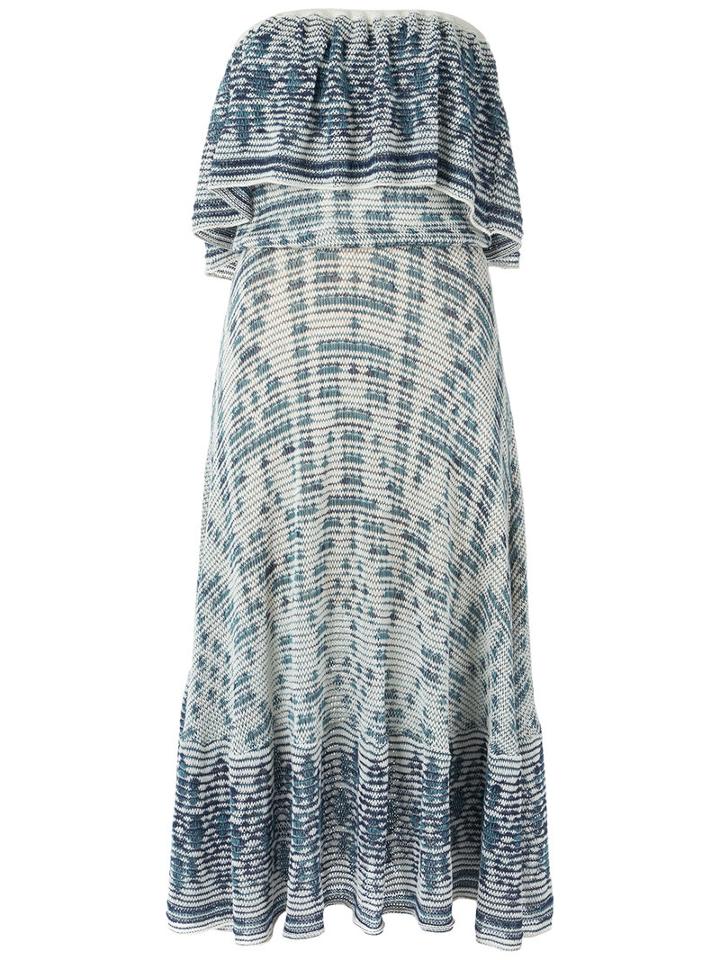 Cecilia Prado - Knit Midi Dress - Women - Acrylic/lurex/viscose - P, Blue, Acrylic/lurex/viscose