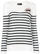 Markus Lupfer Striped Sweater - White