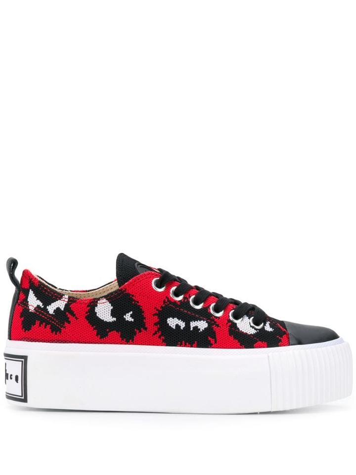 Mcq Alexander Mcqueen Plimsoll Platform Sneakers - Red