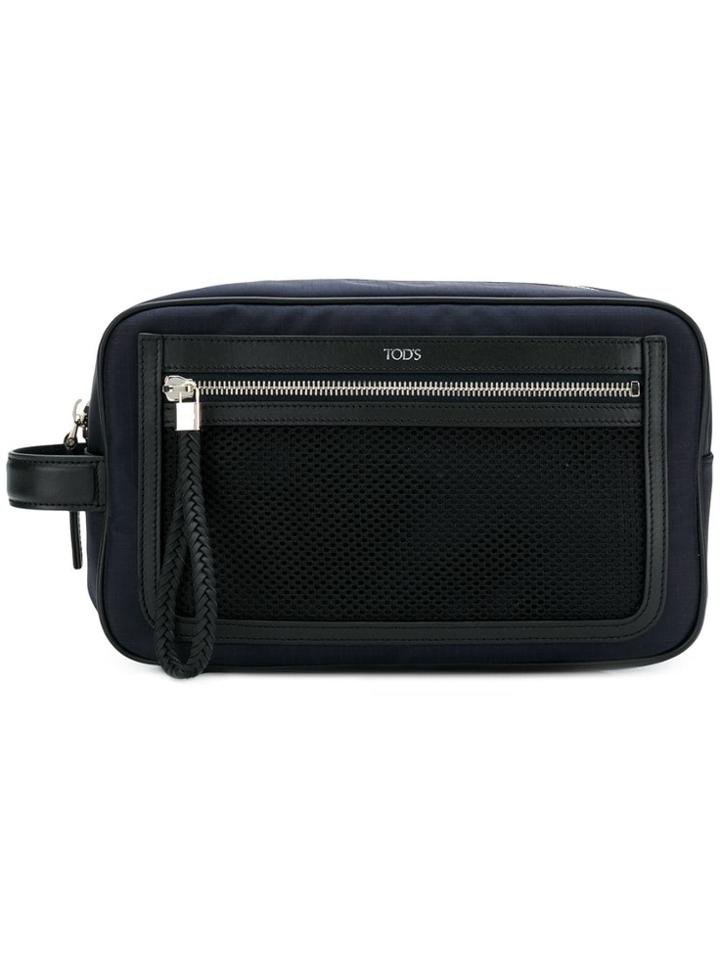 Tod's Side Handle Beauty Case - Blue