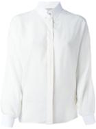 Lanvin Wide Sleeve Shirt, Women's, Size: 36, White, Silk