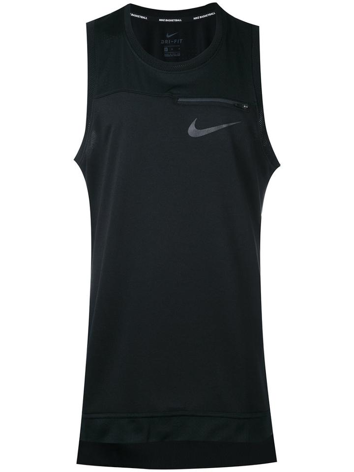 Nike - Zip Detail Vest - Men - Polyester - L, Black, Polyester