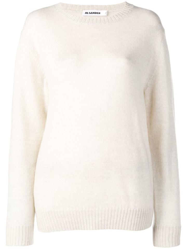 Jil Sander Crew Neck Jumper - Neutrals