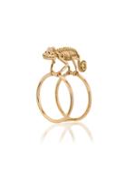 Daniela Villegas Baby Chameleon Ring - Metallic