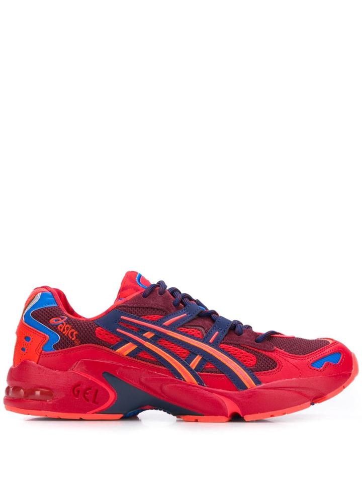 Asics Lace Up Sneakers - Red