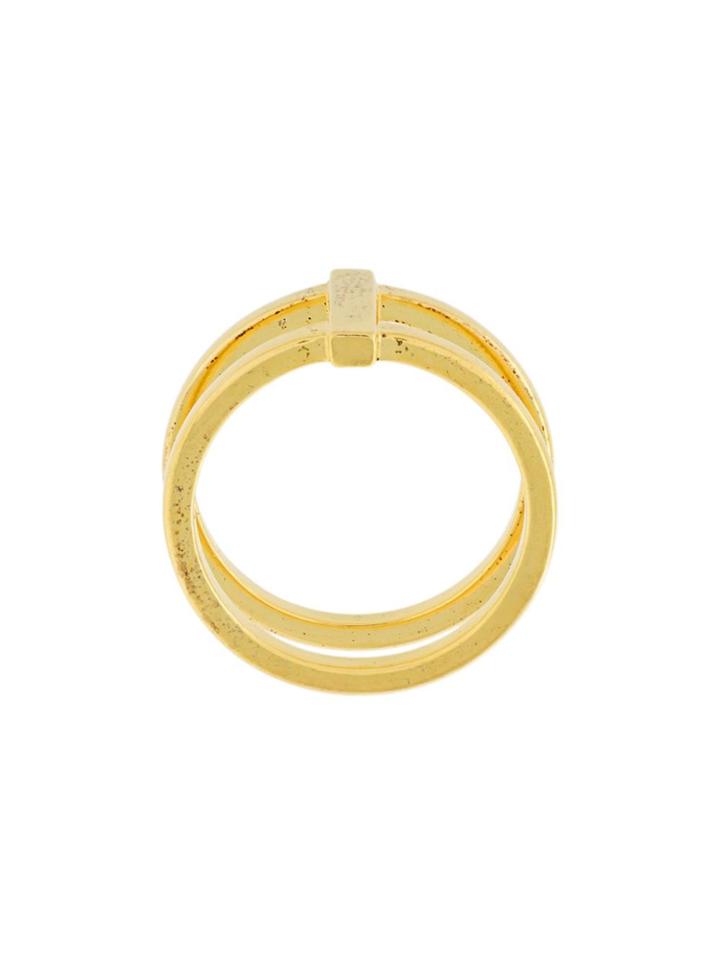 Maria Black 'row' Ring - Yellow & Orange