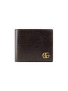 Gucci Gg Marmont Leather Bi-fold Wallet - Brown