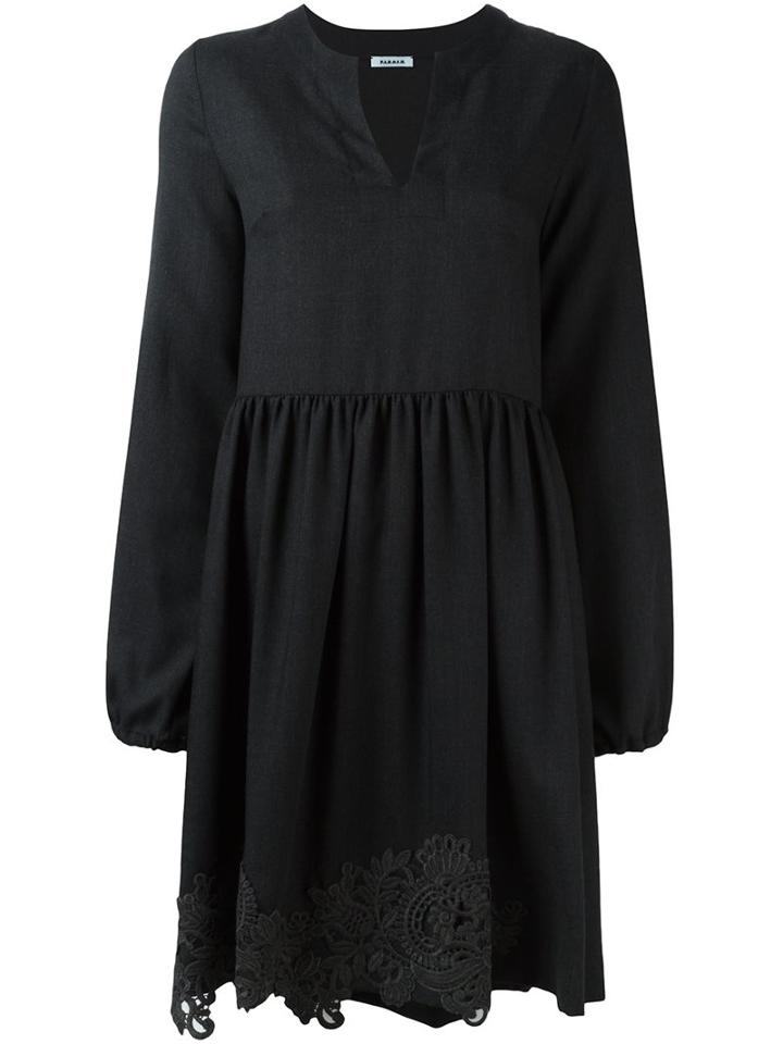 P.a.r.o.s.h. 'leena' Dress, Women's, Size: Medium, Grey, Acrylic/polyester/wool/virgin Wool