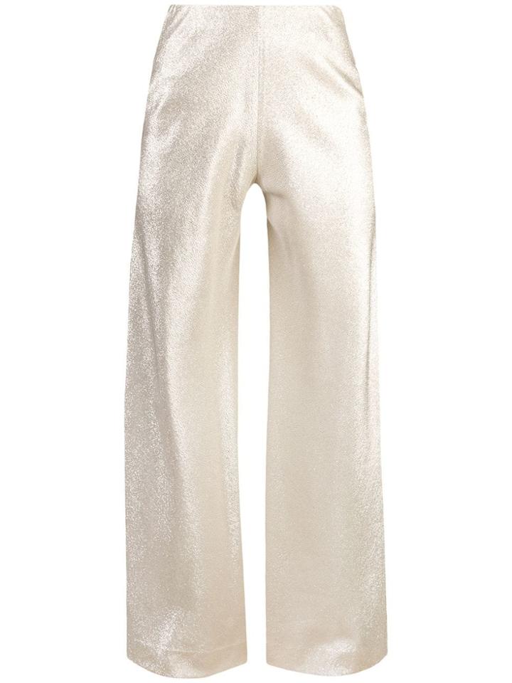 Rosetta Getty Wide-leg Trousers - Gold