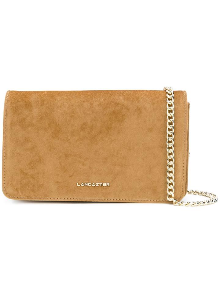 Lancaster Flap Clutch Bag - Yellow & Orange