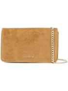 Lancaster Flap Clutch Bag - Yellow & Orange