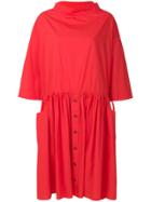 Lemaire Vareuse Dress - Red