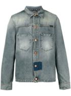 Nudie Jeans Co - Denim Patch Detail Jacket - Men - Cotton - L, Blue, Cotton
