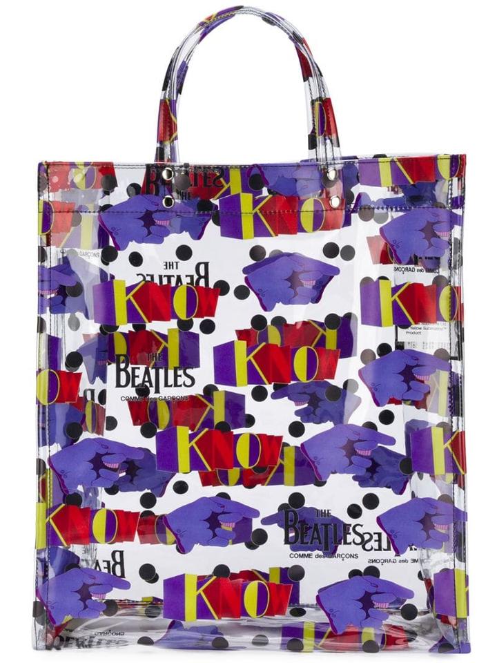 The Beatles X Comme Des Garçons Printed Tote Bag - Neutrals