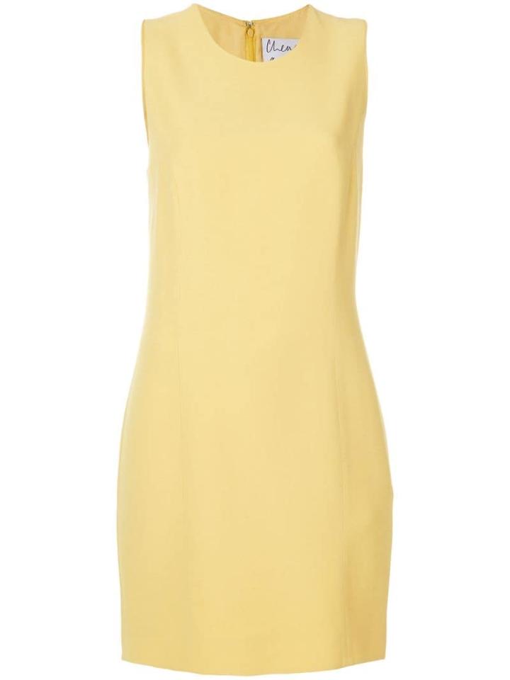 Moschino Pre-owned Sleeveless Shift Dress - Yellow