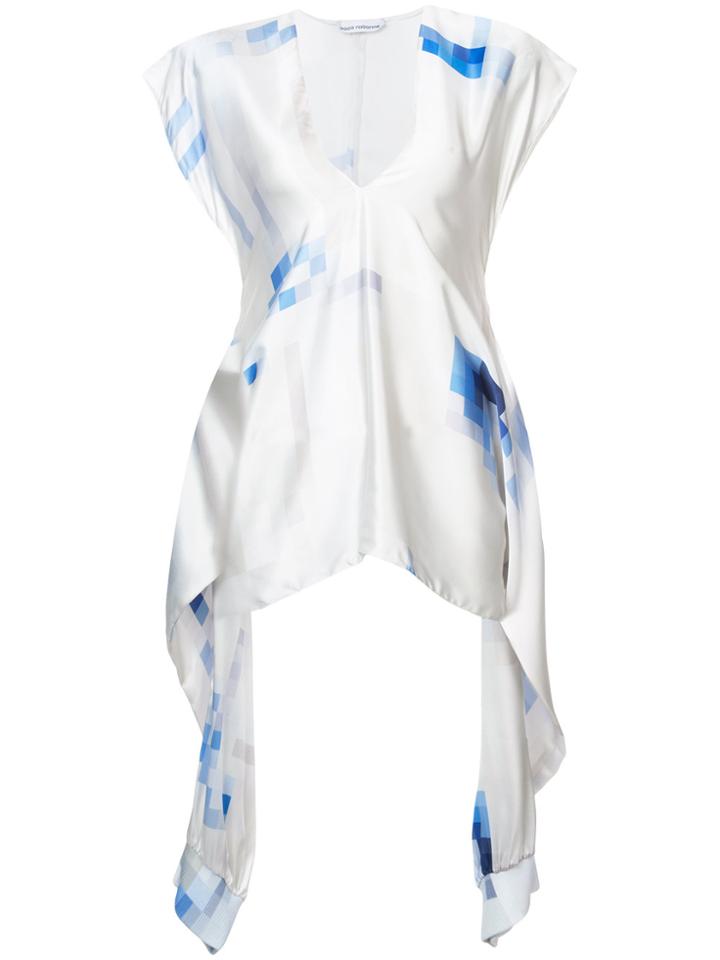 Paco Rabanne Printed Blouse - White