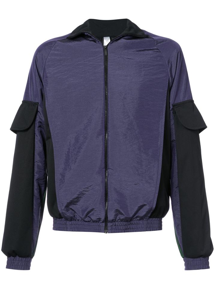 Cottweiler Colourblocked Bomber Jacket - Pink & Purple