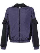 Cottweiler Colourblocked Bomber Jacket - Pink & Purple