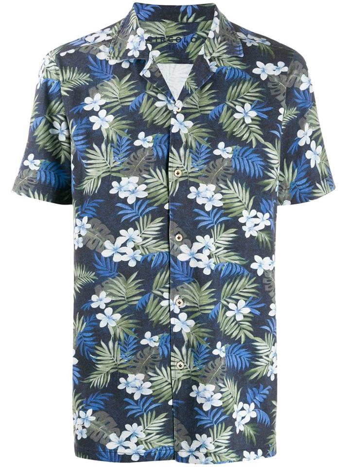 Circolo 1901 Tropical Print Shirt - Blue