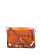 Nana-nana Transparent Cross Body Bag - Brown