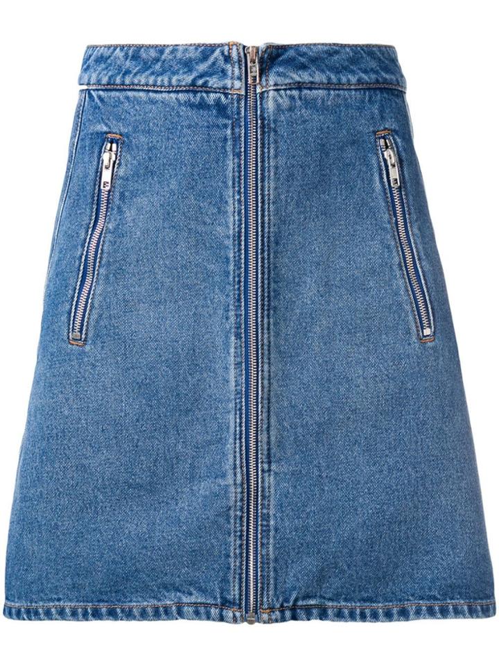 Kenzo Denim Mini Skirt - Blue