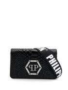Philipp Plein Logo Pouch Bag - Black