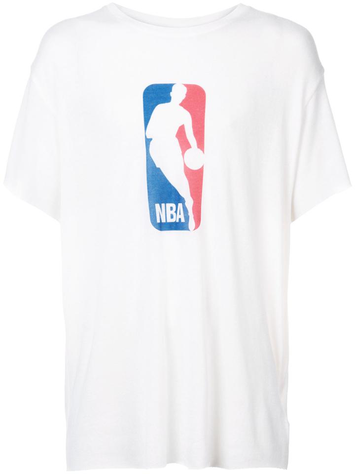 The Elder Statesman X Nba Nba Logo T-shirt - White