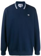 Adidas Polo Sweatshirt - Blue