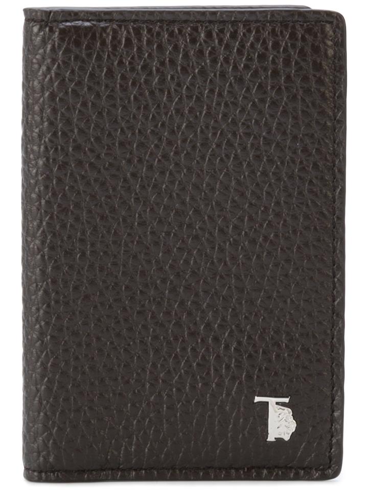 Tod's Grained Card Holder - Brown