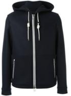 Lanvin Hoodie Style Jacket, Men's, Size: 46, Blue, Cotton/viscose/virgin Wool