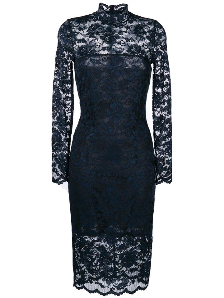 Ganni Flynn Lace Dress - Black