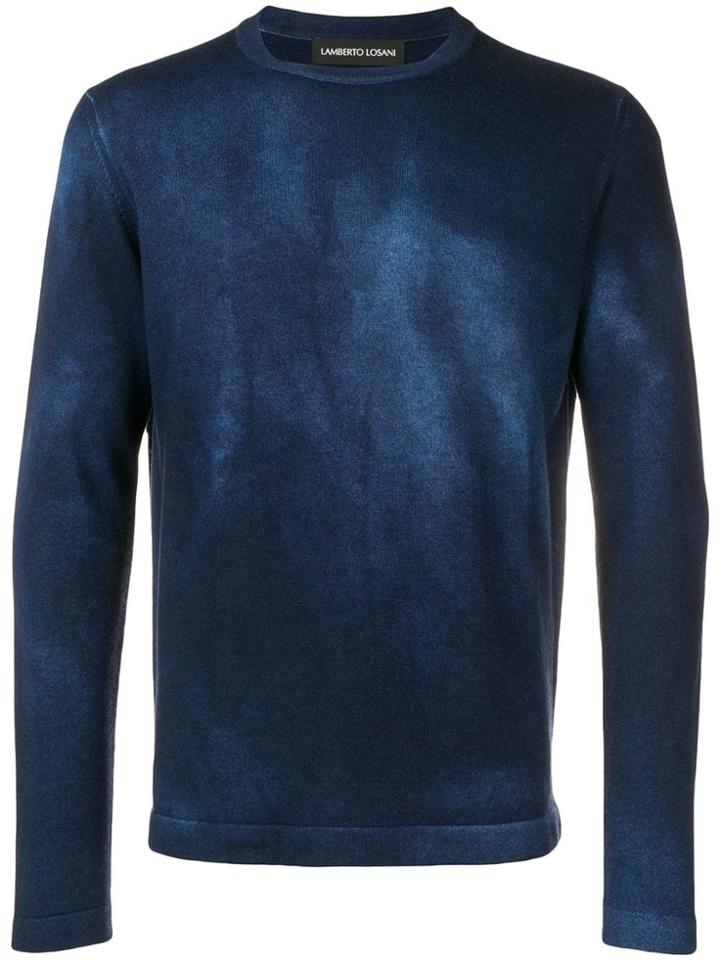 Lamberto Losani Slim-fit Cashmere Jumper - Blue