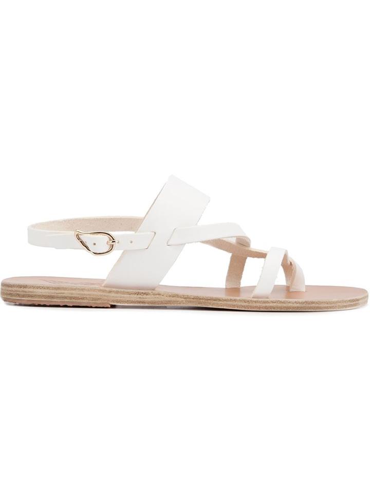 Ancient Greek Sandals Alethea Sandals, Women's, Size: 11, White, Leather