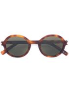 Saint Laurent Eyewear Classic 57 Sunglasses - Brown
