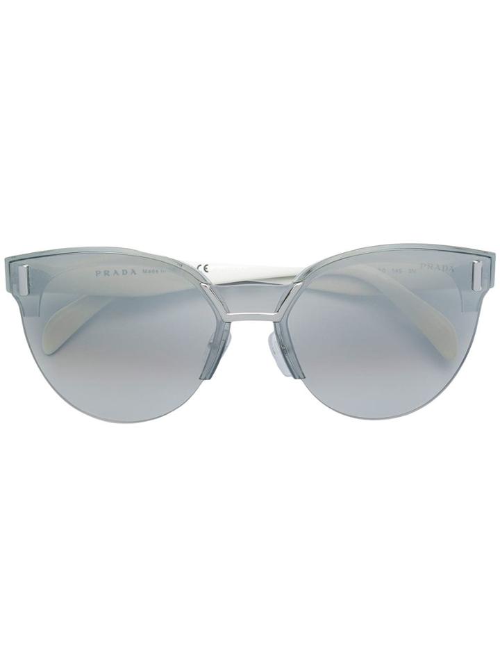 Prada Eyewear Cat-eye Sunglasses - Grey