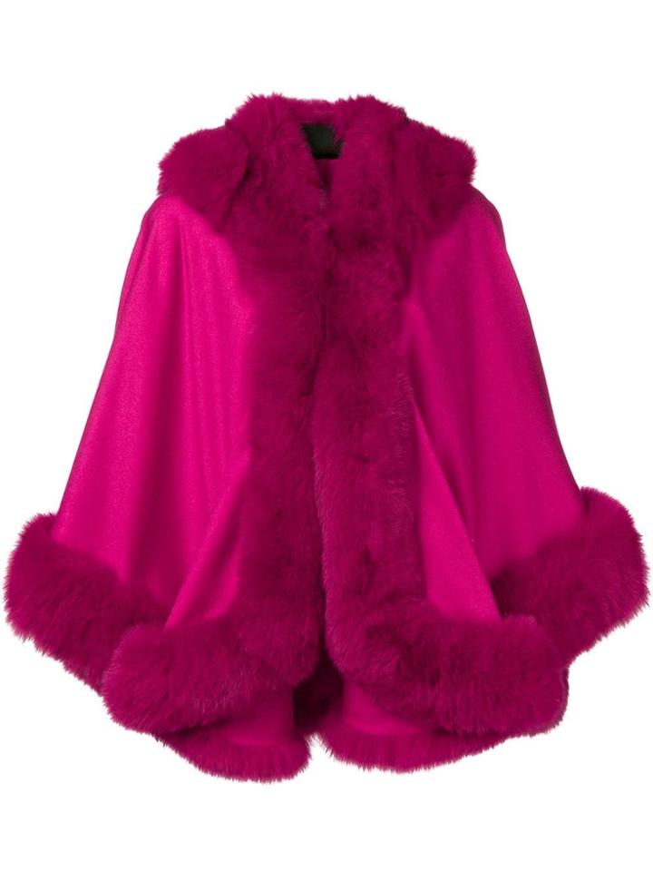 Liska Short Cape Jacket - Pink