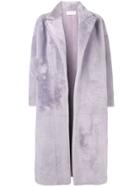 16arlington Long Shearling Coat - Pink