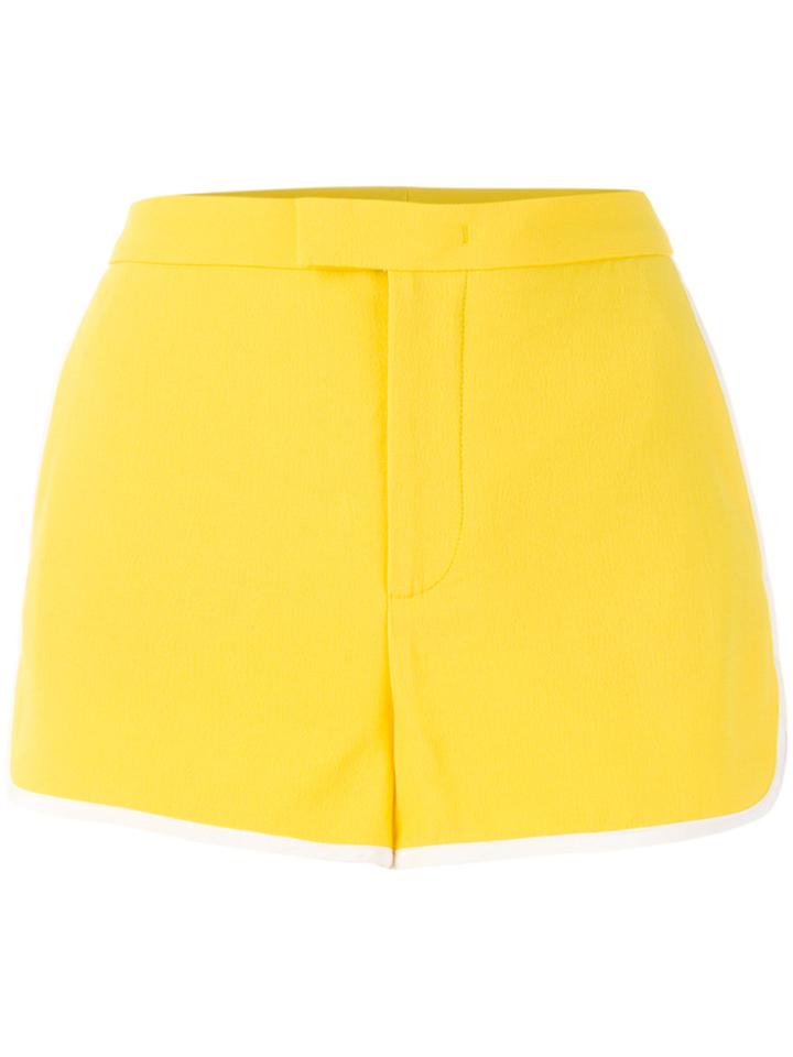 Red Valentino Fitted Printed Shorts - Yellow & Orange