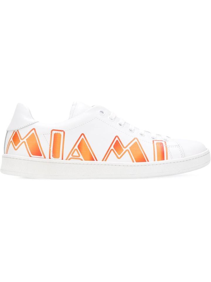 Joshua Sanders Miami Print Sneakers