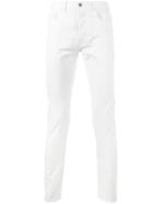 Valentino Slim-fit Jeans, Men's, Size: 30, White, Cotton/polyimide/spandex/elastane