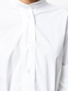 Odeeh Belted Shirt Dress - White