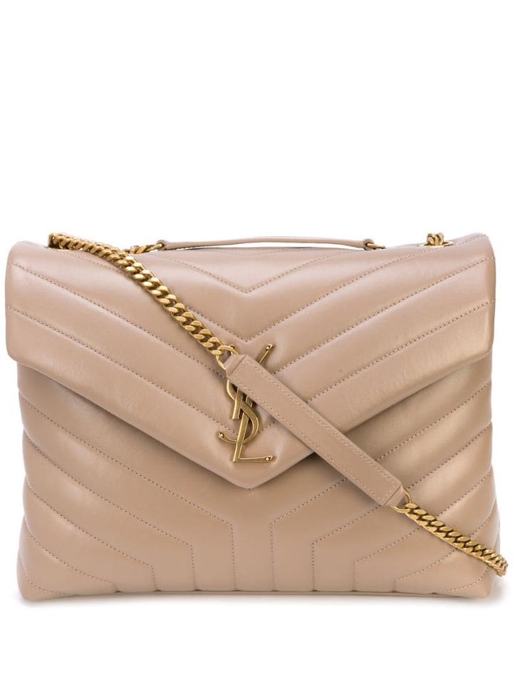Saint Laurent Medium Lou Lou Shoulder Bag - Brown