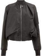 Rick Owens Boxy Bomber Jacket - Black