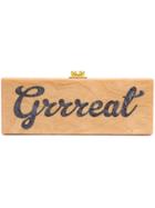 Edie Parker 'grrreat' Rectangular Clutch - Nude & Neutrals